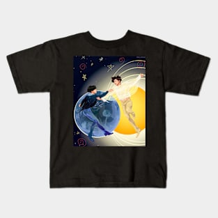 Sun and Moon alt Kids T-Shirt